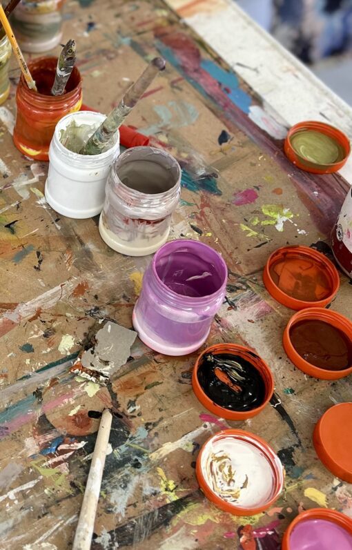Beautiful Chaos: Abstract Acrylic Blooms - An Intuitive Painting Experience - Image 14