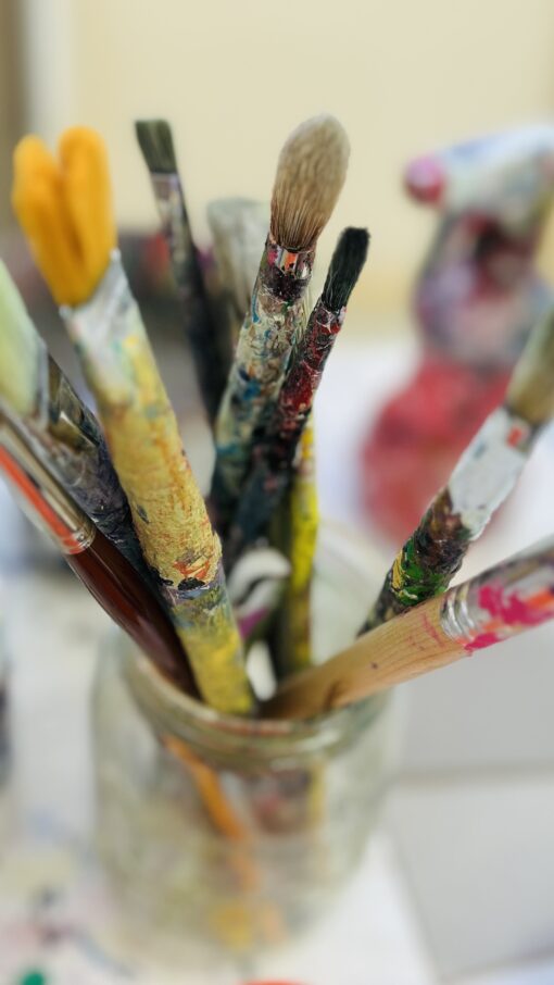 Beautiful Chaos: Abstract Acrylic Blooms - An Intuitive Painting Experience - Image 11