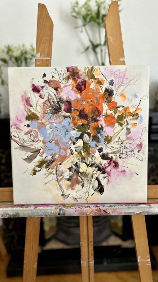 Beautiful Chaos: Abstract Acrylic Blooms