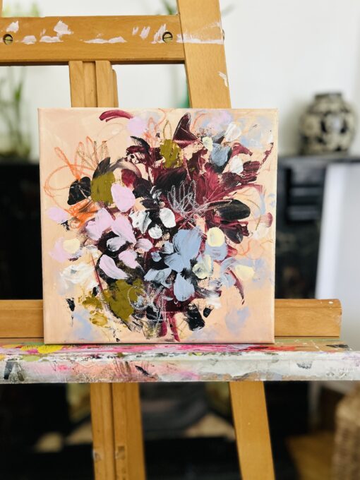 Beautiful Chaos: Abstract Acrylic Blooms - An Intuitive Painting Experience - Image 10