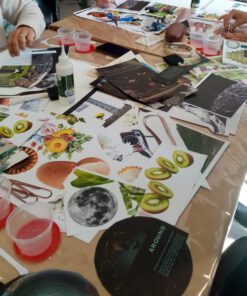 Mixed Media Floral Collage Workshop with Chloe image 3